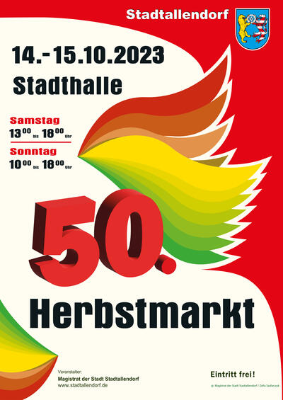 50. Herbstmarkt plakat